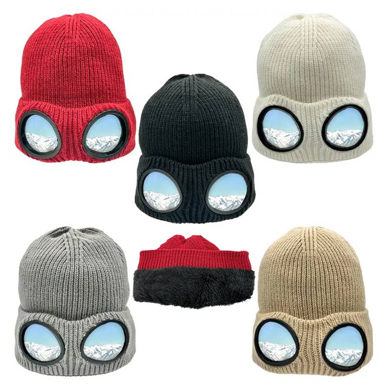 Beanies 5 Color with Goggles